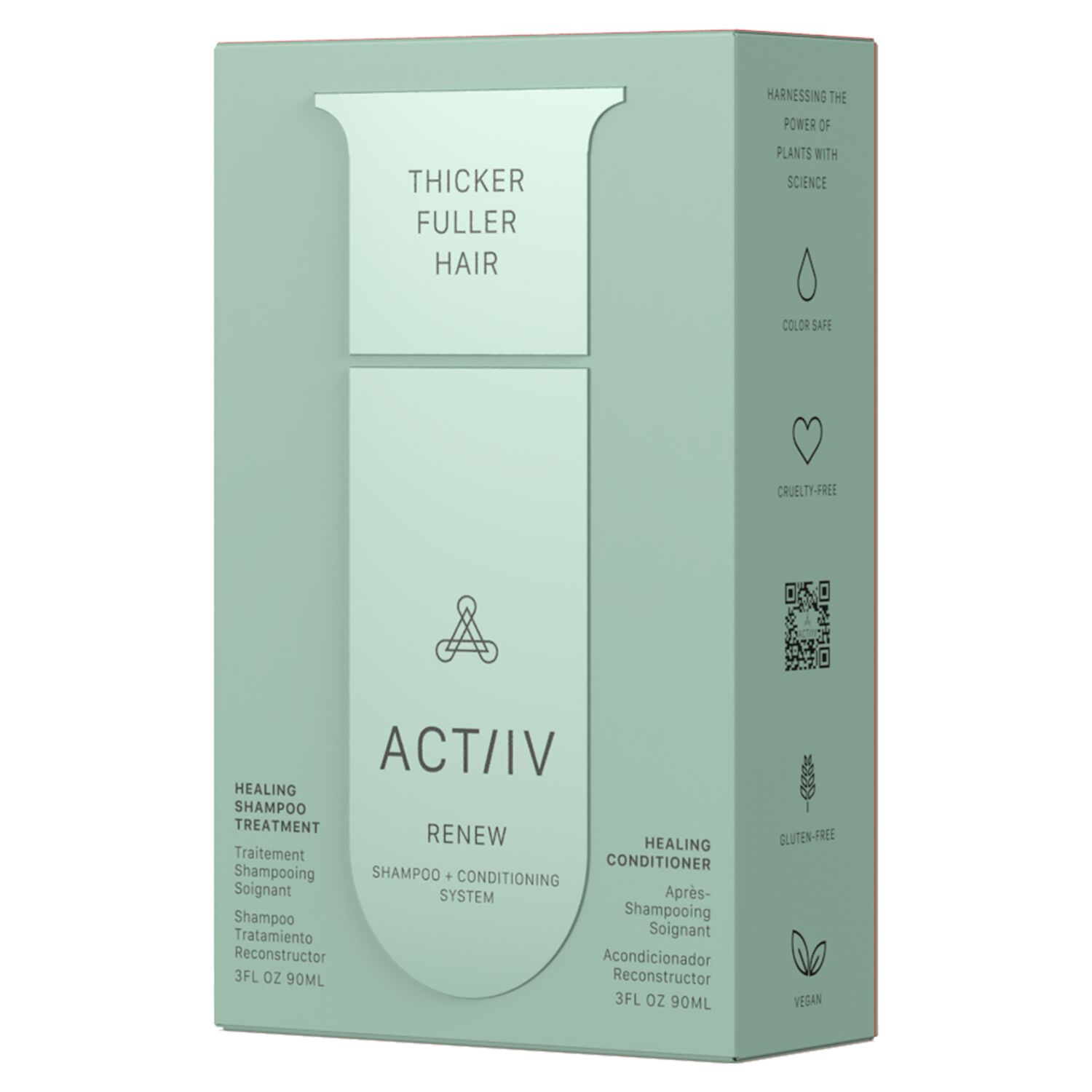 Renew Shampoo & Conditioning System ACTiiV Hair Science CosmoProf