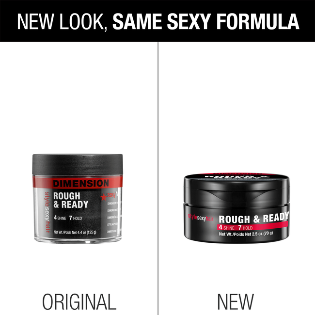 Style Sexy Hair Rough & Ready Dimension With Hold Styling Putty - Sexy Hair  Concepts | CosmoProf